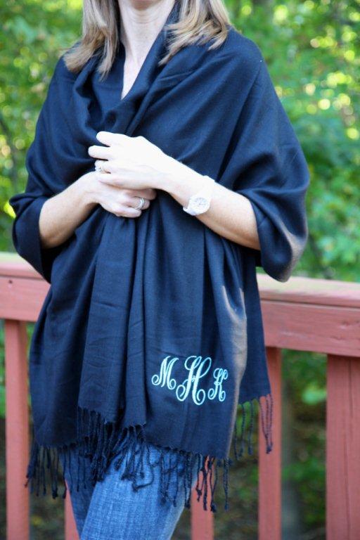 personalized shawl